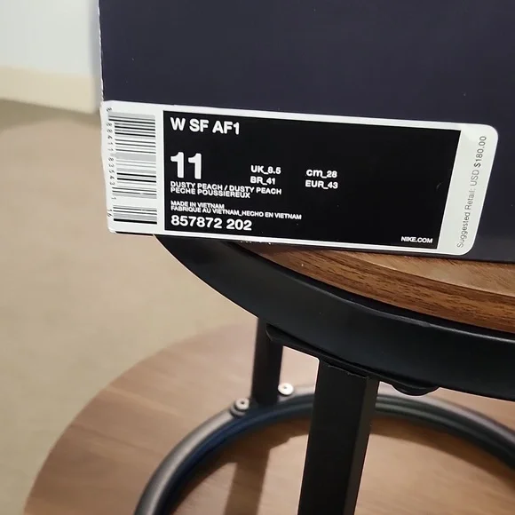 Nike Air Force 1 Boot/Dusty Peach/Womens Size 11/ Mens Size 9.5 - Picture 2 of 6